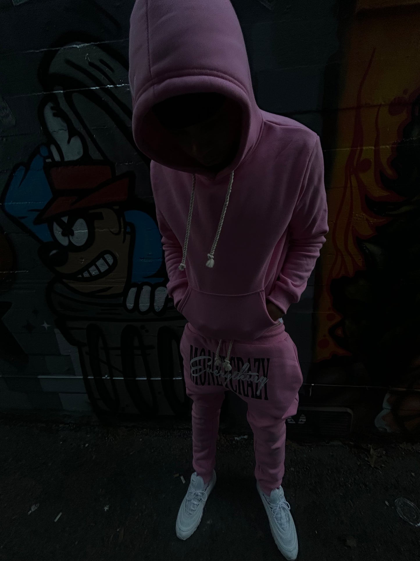 Pink Moneycrazy Sweatsuit Top & Bottom